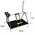 Parrot Bird Perch Table Top Stand Metal Wood 17.5" x 12.5" x 11"