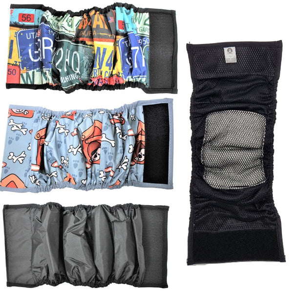 Leak Proof Dog Belly Band Male Diapers Wrap With Absorbent Pad Reusable Washable