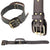 Genuine Real Leather Dog Collar with Handle 1.7" Width Heavy Duty Medium Large - FunnyDogClothes