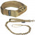 Velcro tactical collar with leash military