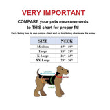 2" WIDTH Strong Dog Collar Genuine Real LEATHER for LARGE Pet Brown Size Chart - FunnyDogClothes