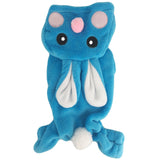 Blue Dog Bunny fleece pajamas