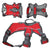 Heavy Duty Durable No-Pull Comfortable Walking Working Dog Harness Vest with Handle and Reflective Stripes Padded Adjustable for Medium and Large Dogs Red - FunnyDogClothes
