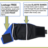best washable reusable male dog diapers