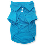 Dog Puppy Cat Polo Shirt T-Shirt Solid Clothes Apparel For Small Pet