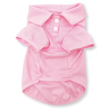 Dog Puppy Cat Polo Shirt T-Shirt Solid Clothes Apparel For Small Pet