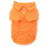 Dog Puppy Cat Polo Shirt T-Shirt Solid Clothes Apparel For Small Pet