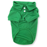 Dog Puppy Cat Polo Shirt T-Shirt Solid Clothes Apparel For Small Pet