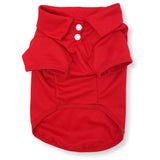 Dog Puppy Cat Polo Shirt T-Shirt Solid Clothes Apparel For Small Pet