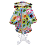 Raincoat Jacket Hooded Waterproof Rainwear for Small Dog Breeds