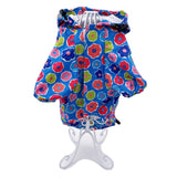 Raincoat Jacket Hooded Waterproof Rainwear for Small Dog Breeds