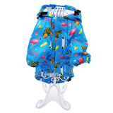 Raincoat Jacket Hooded Waterproof Rainwear for Small Dog Breeds