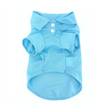 Dog Puppy Cat Polo Shirt T-Shirt Solid Clothes Apparel For Small Pet