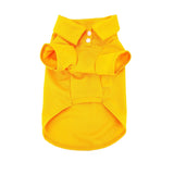 Dog Puppy Cat Polo Shirt T-Shirt Solid Clothes Apparel For Small Pet