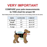 Warm Soft Fleece Winter Dog Jumpsuit Coat Pants One Piece Hoodie Size Chart - FunnyDogClothes