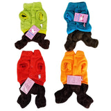 Warm Soft Dog Puppy Coat Pants Jumpsuit Pajamas Overall Fleece - FunnyDogClothes