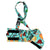 washable dog belly band with suspenders