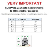 Dog  Boots  Size Chart - FunnyDogClothes