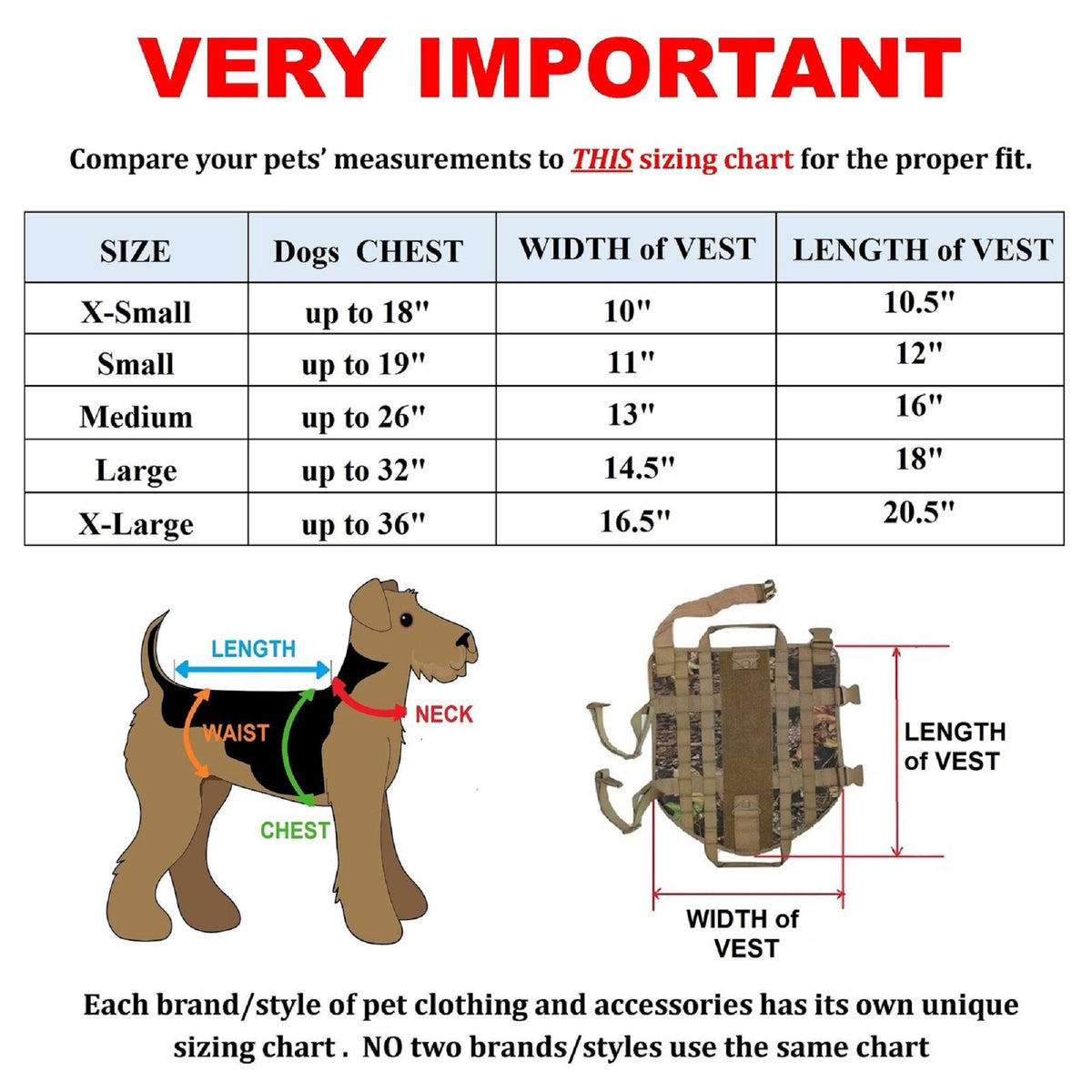 Your Dog K9 Dog Harness Size Guide K9 Harness Size Julius K9