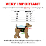 male dog diapers belly band wrap cotton size chart