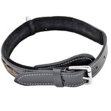 Genuine Real Leather Dog Collar 1.3" Width for Medium and Large Pets - FunnyDogClothes