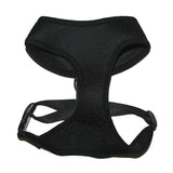 Pet Harness Collar Small Medium Large Dog Cat Puppy Soft Mesh Black - FunnyDogClothes