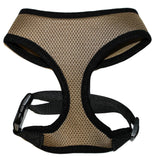 Pet Harness Collar Small Medium Large Dog Cat Puppy Soft Mesh Brown - FunnyDogClothes