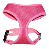 Pet Harness Collar Small Medium Large Dog Cat Puppy Soft Mesh Pink - FunnyDogClothes