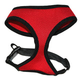 Pet Harness Collar Small Medium Large Dog Cat Puppy Soft Mesh Red - FunnyDogClothes