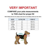 Pajama jumpsuit size chart