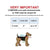 Small dog size chart