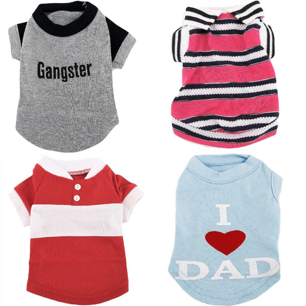 Small pet shirt clothes apparel tank vest