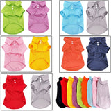 Pet dog clothes shirt polo