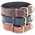 Genuine Real Leather Dog Collar 1.5" Width Padded Heavy Duty Medium Large Pet - FunnyDogClothes