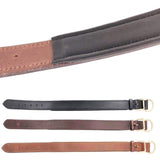 Genuine Real Leather Dog Collar 1.5" Width Padded Heavy Duty Medium Large Pet - FunnyDogClothes