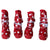 Waterproof Rain Snow Puppy Dog Shoes Boots Booties High Rubber For Small Pet Red - FunnyDogClothes