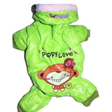 Green Dog Snowsuit
