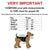 dog belly band size chart