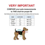 Size Chart - FunnyDogClothes