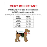 Puppy Dog Pet Soft Collar 6 Rows Rhinestone Crystal Diamond Size Chart - FunnyDogClothes