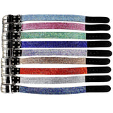 Puppy Dog Pet Soft Collar 6 Rows Rhinestone Crystal Diamond - FunnyDogClothes