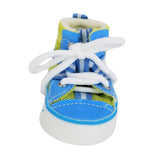 Dog boots blue