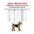 Dog clothes shirt apparel size chart