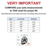 Dog Shoes  Size Chart - FunnyDogClothes