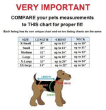 Hoodie Jacket Size Chart - FunnyDogClothes