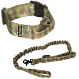 training heavy duty tactical collar and leash