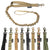 Velcro tactical collar with leash bungee