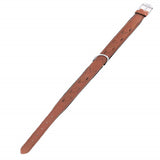Genuine Leather Dog Collar Handmade Metal Buckle for Medium Large Pet - FunnyDogClothes