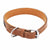Genuine Leather Dog Collar Handmade Metal Buckle for Medium Large Pet - FunnyDogClothes