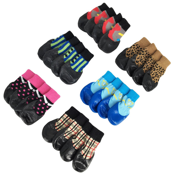 Pet WaterProof Rain Shoes Boots Socks Non-slip Rubber Small & Big Dog - FunnyDogClothes